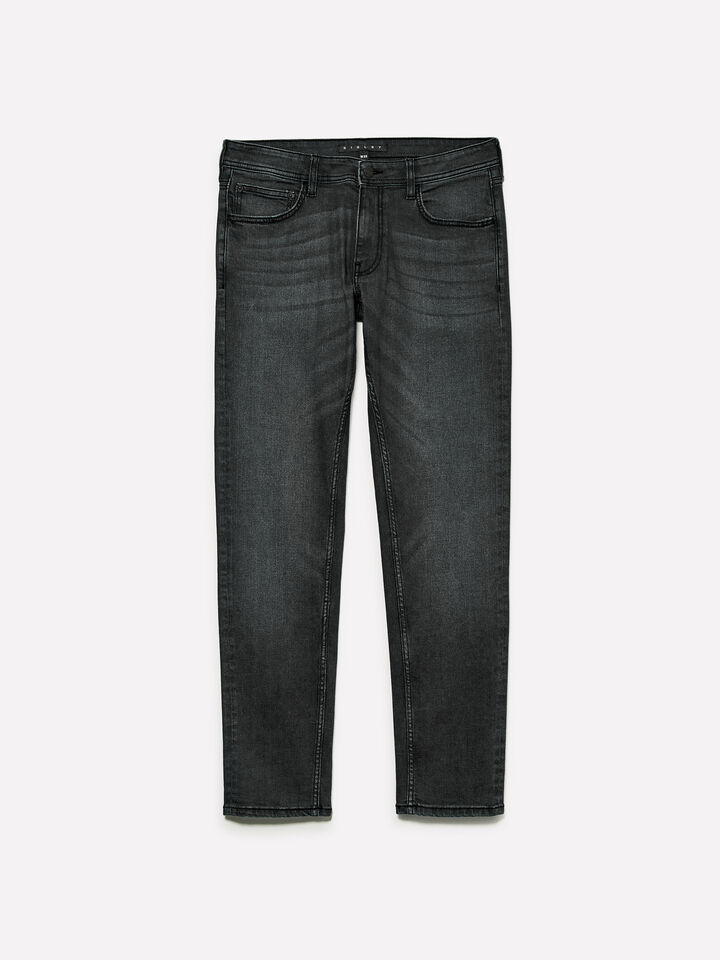 Jeans Style 74 slim fit preto - jeans slim fit para homem - Preto | Sisley image number 1